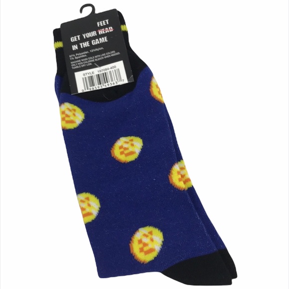 Into Socks Coin Socks, Blue, Yellow - Picture 2 of 5